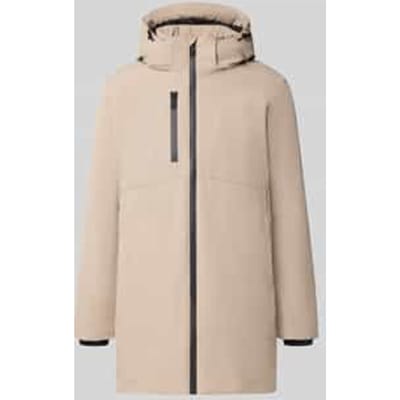 Regular fit parka met logoprint
