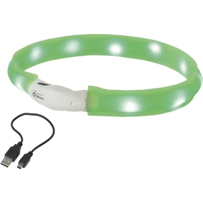 Brede LED-halsbanden voor honden Nobby Pet Visible