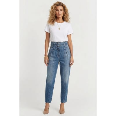 IRO Paris Indiospe Trouser Mid Blue Used Size: 34 | Jeans Outlet | Dames | Blauw