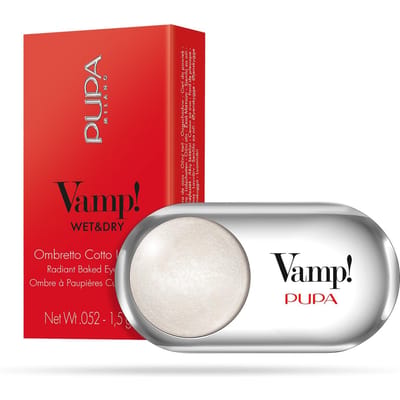 PUPA Milano Vamp! Wet & Dry Oogschaduw 401 White Snow - Nude & Brown - 1 gr