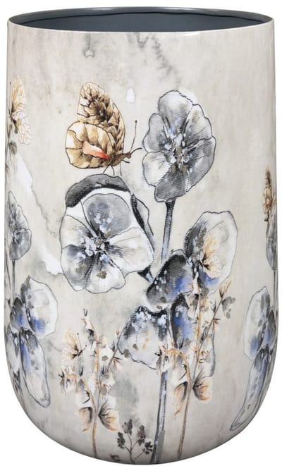 TS Collection - Vaas Moonlight meadow - 15x23 - Metaal & Epoxy - Exclusieve woonitems voor binnen - Handgemaakt - Unieke print - Designed by Lammie