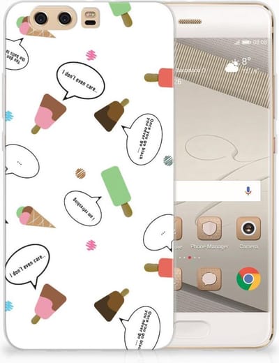 Huawei P10 Plus Siliconen Case IJsjes