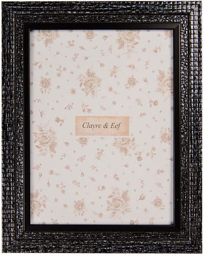 Clayre & Eef Fotolijst 15x20 cm Zwart Kunststof