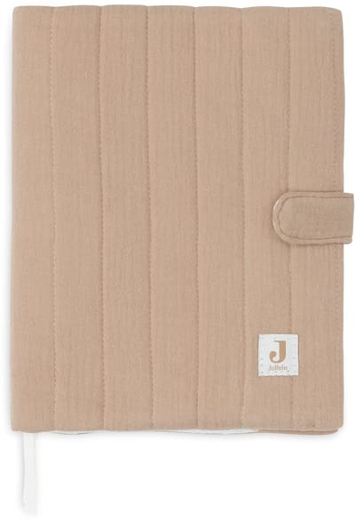 Jollein Baby Groeiboekje Hoes Hydrofiel - 23x17cm - Biscuit