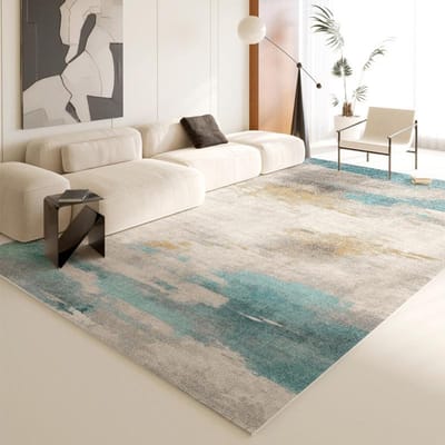 Modern Stijl Vloerkleden voor Slaapkamer Groot Oppervlak Woonkamer Decoratie Zacht Tapijt Wasbaar Lounge Vloermat Antislip Garderobe Vloerkleed 80*120cm