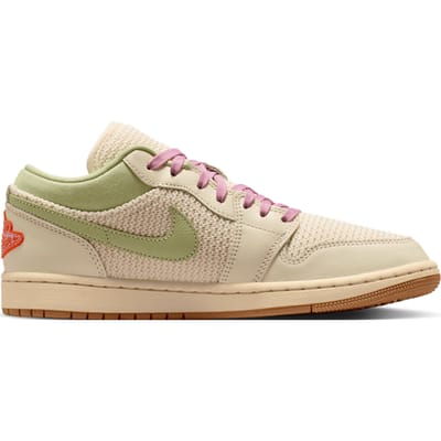Jordan AJ1 Low Sneakers Dames - Wit - Maat 44.5 - Mesh/Synthetisch