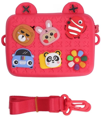 Dailygoods- Camera Tas Cartoon - Schoudertas voor Kinderen - Harde Camera Tas - 182x140x72mm - EVA/PVC - Geschikt voor 37 maanden en ouder - Kindertas