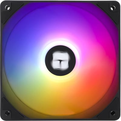 Stille 120 mm CPU-ventilator met ARGB verlichting en PWM functie