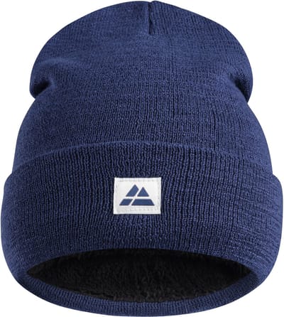 DANISH ENDURANCE Beanie van Gerecycelde Materialen met Polar Fleece - Blauw