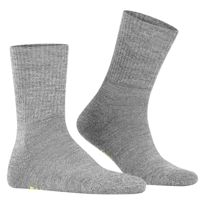 FALKE Walkie Light eenkleurig wol functioneel materiaal sokken unisex grijs - maat 37-38