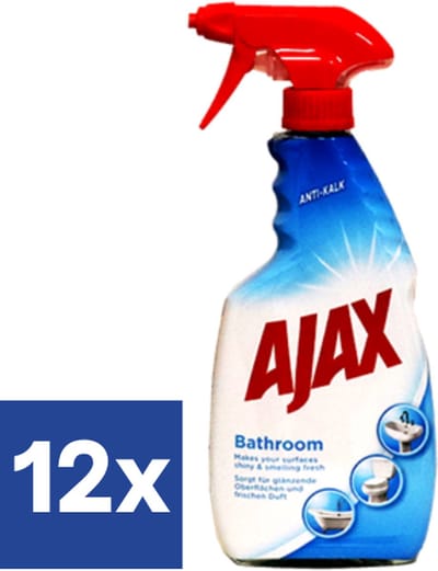 Ajax Badkamer Reiniger Spray Optimal 7 - 12 x 750 ml