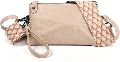 I'm Dutch Taupe New York schoudertasje new