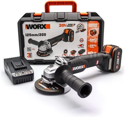 Accuslijper 125 mm met 20 V Borstelloze Motor en 4 Ah Accu