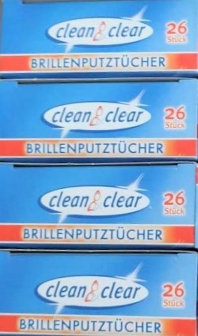 Brilpoetsdoekjes - Voordeelverpakking 4 x 26 Stuks