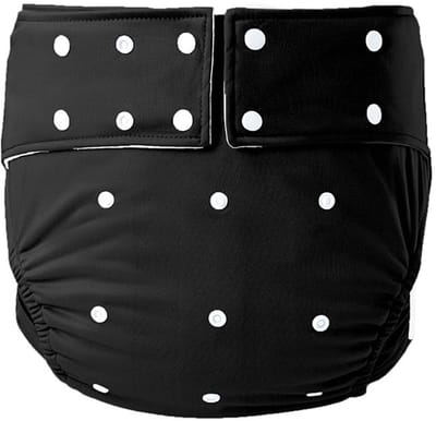 Incontinentie luier - Luier voor volwassenen - Herbruikbaar - Voor ouderen - Verstelbaar - Wasbaar - One size - Zwart - Voor tailleomtrek 70-160 cm/gewicht 40-80 kg