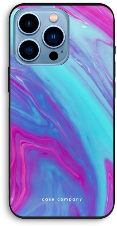 Case Company® - Hoesje geschikt voor iPhone 13 Pro hoesje - Zweverige regenboog - Biologisch Afbreekbaar Telefoonhoesje - Bescherming alle Kanten en Schermrand