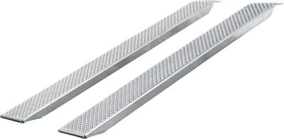 Set vaste oprijplaten aluminium 1000kg 2000 x 260mm bruikbare breedte 222mm MW Tools SOR2000