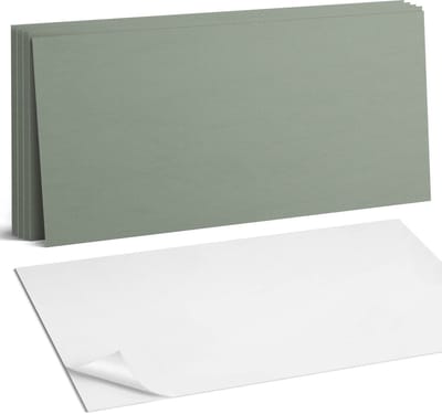 Coloray Plaktegels - Groente Wandtegel Zelfklevend - 60 cm x 30 cm - Groente Plaktegels - 6 stuks - Rechthoek PVC Tegels - Plaktegels Keuken - Zelfklevende Vloertegels Badkamer - Vinyl Tegels - Zelfklevende Wandtegels