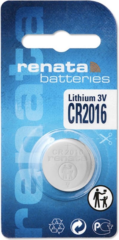 Renata Lithium Batterij - Knoopcel - CR2016 - 1 stuks - 3V - Made in China