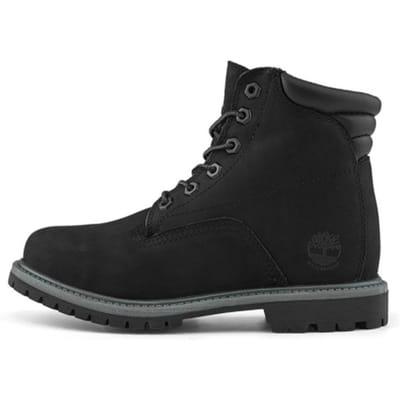 Timberland Waterville 6 Inch Lace Up Waterproof Boot Black Taglia: 38.5 | Stivali Outlet | Donna | Nero