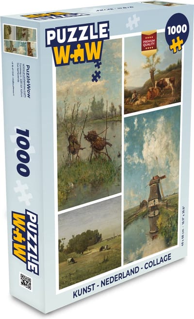 Puzzel Kunst - Nederland - Collage - Legpuzzel - Puzzel 1000 stukjes volwassenen