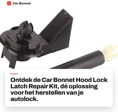 Dailygoods- Klink Reparatieset Hoogwaardig ABS - Slotvergrendelingsreparatieset - Trekstang - Voor 2005-2007 - Eenvoudig te installeren - Duurzaam - Slotvergrendelingset