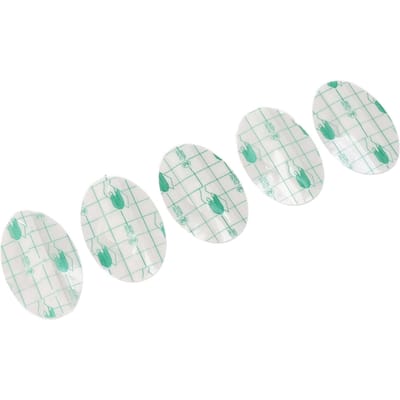 20 stuks Waterdichte Oorbeschermer Cover Hypoallergeen Ovaal Vorm PE Douche Oorstickers voor Douche white