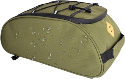 Fietsbagage Drager - Fietstas Achter - Outdoor Avontuur - Waterdichte Oxford Stof - 8 Liter Capaciteit - Legergroen