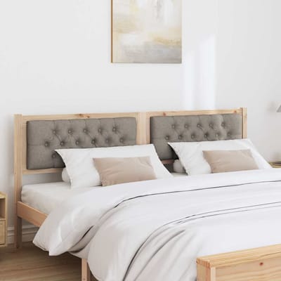 vidaXL - Hoofdbord - Anders - Bruin - en - taupe - 180 - cm - Massief - grenenhout