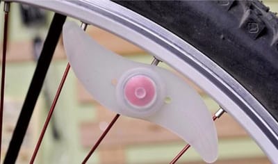 LED Wielverlichting - LED fietsverlichting - Goed zichtbaar op de fiets - veilig fietsen in het donker - Rood - DisQounts
