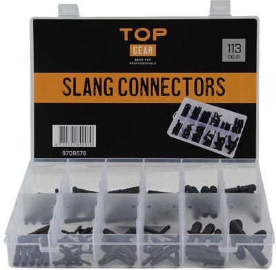 Slang connectors assortimentsdoos 113-delig - TOPGEAR