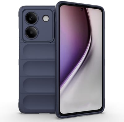 Coverup Hoesje - Geschikt voor Xiaomi Poco M7 Pro 5G Hoesje - Coverup Hands-On Rugged Back Cover - Donkerblauw