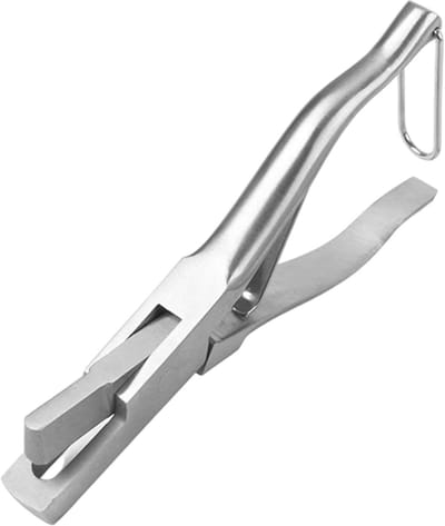 Oormerk Tang - Dieren Markering - Veehouderij Identificatie - Roestvrij Staal - 15.5 cm