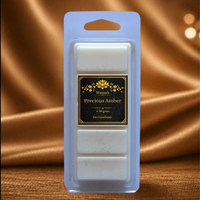 Waxmelt Snapbar: Populaire Wellnessgeur met Precious Amber - Handgemaakt - 100% Sojawax - Voor (elektrische) geurbrander - Dierproefvrij