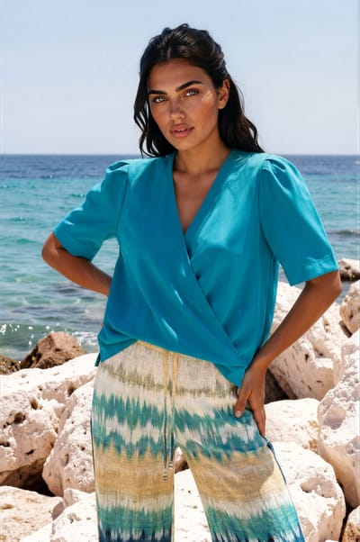 MI PIACE - Travel Top Wrap 202838 Everglade - Maat : L