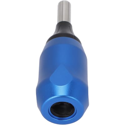 Professionele Cartridge Tattoo Grips Verstelbare Naaldlengte Aluminiumlegering Tattoo HandvatBlauw