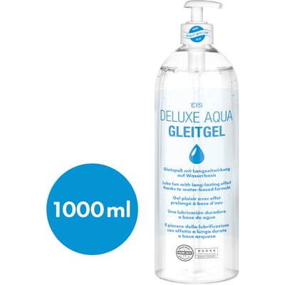 EIS, Deluxe Aqua glijmiddel, langdurige werking op waterbasis, neutraal, 1 l