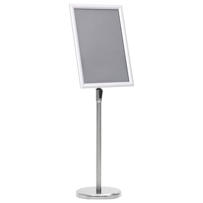 vidaXL - Posterstandaard - A3 - aluminiumlegering - zilverkleurig