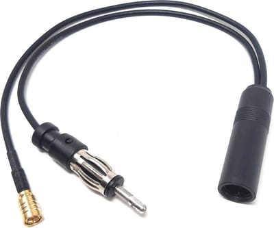 DAB DAB+ Antennesplitter voor Auto - AM/FM naar DAB Converter met DIN en SMB Aansluitingen