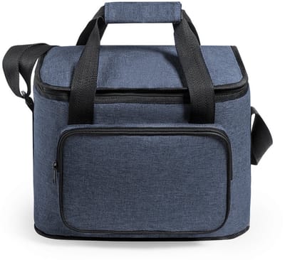 Benson koeltas Polar - inhoud 15 liter - Blauw - 31 x 24 x 20 cm - Koeltassen - polyester/aluminium - met voorvakje