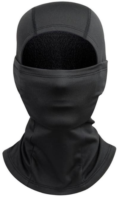 Skimutsen - Gezichtsmasker - Bivakmuts - Muts - Ademende, winddichte gezichtsbescherming - Geschikt voor fietsen in de winter, skiën en buitensporten - Voering van fleece voor warmte - Volwassen maat - Zwart
