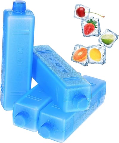 Diepvriespakketten - Koelelementen - Koelboxen - Herbruikbaar - 16x4x4cm - Blauw