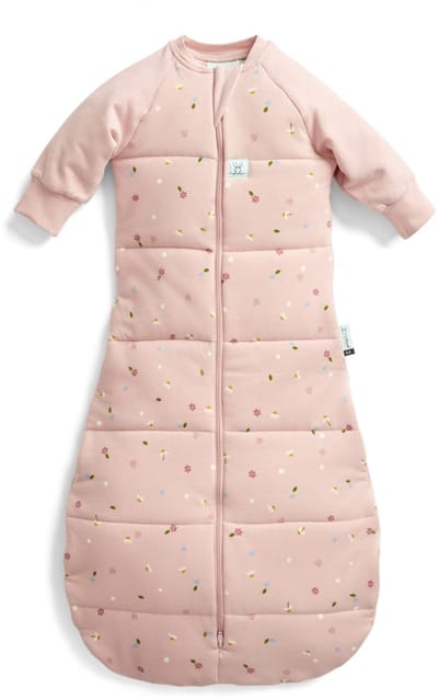 Ergopouch Jersey Slaapzak met mouwen - 2,5 Tog - Slaapzak baby - Slaapzak - Slaapzak 80 cm -Slaapzak 3-12 md - Daisies