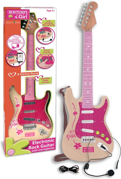Bontempi Spa iGirl Elektrische Rockgitaar - Speelgoedinstrument