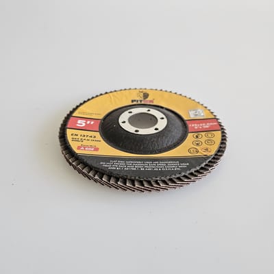lamellenslijpschijf Ø125mm x 3 stuks p60 (PITOR®)