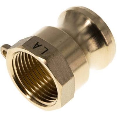 Camlock DN 25 (1'') Koppeling MessingRp 1'' met binnendraad Type A MIL-C-27487