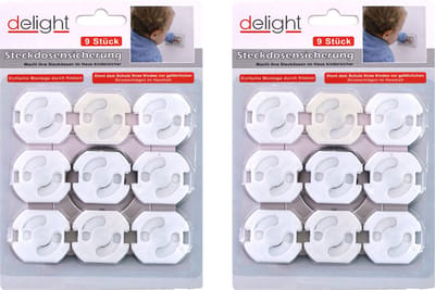 Delight Stopcontactbeveiliging- 36x - wit - stopcontactbeschermers kinderbeveiliging
