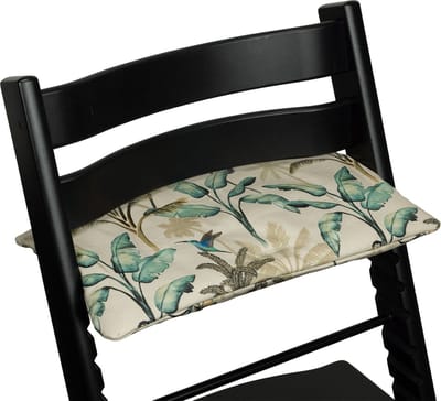 Stoelverkleiner TrippTrapp - Geschikt voor Stokke Tripp Trapp Kussenset - Kinderstoel Verkleiner - Perfecte Pasvorm - Geplastificeerd en Snel Schoon - Beige Jungle