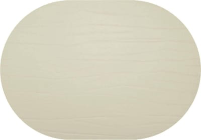 Daff Leatherixx Dumbo Placemat - Leer - Ovaal - 34 x 42 cm - Grigio