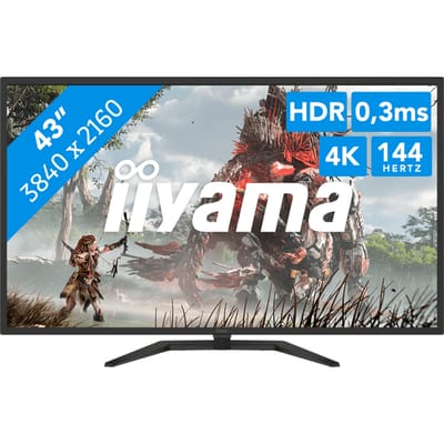 iiyama G-Master G4380UHSU-B2 Red Eagle - 43 inch - 4K - IPS - 144 Hz - HDMI 2.1 - HDR 400